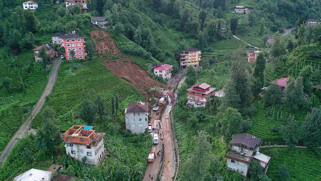 Rize'de hasarın boyutu gün ağarınca ortaya çıktı 4
